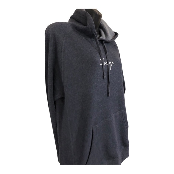 Obey charcoal gray oversized monogrammed hoodie size large new - Picture 6 of 9